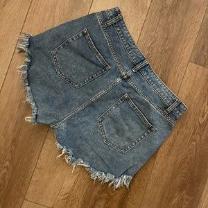 Medium Wash Jean Shorts